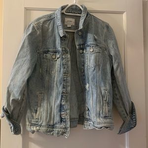 Old Navy Distressed Denim Jacket